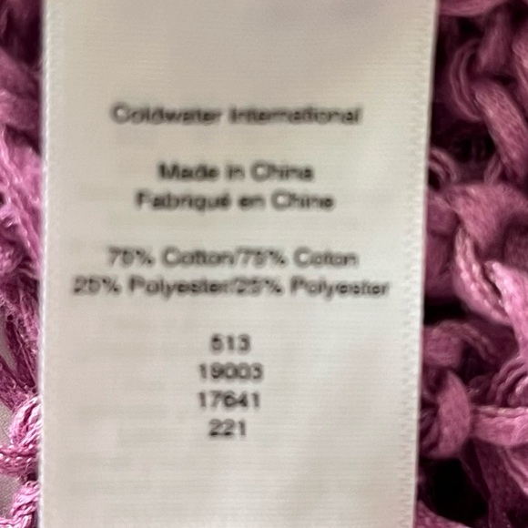 🌸 Pretty Purple Open-Knit Cardigan – Coldwater Creek (L) 🌸 - Picture 11 of 12